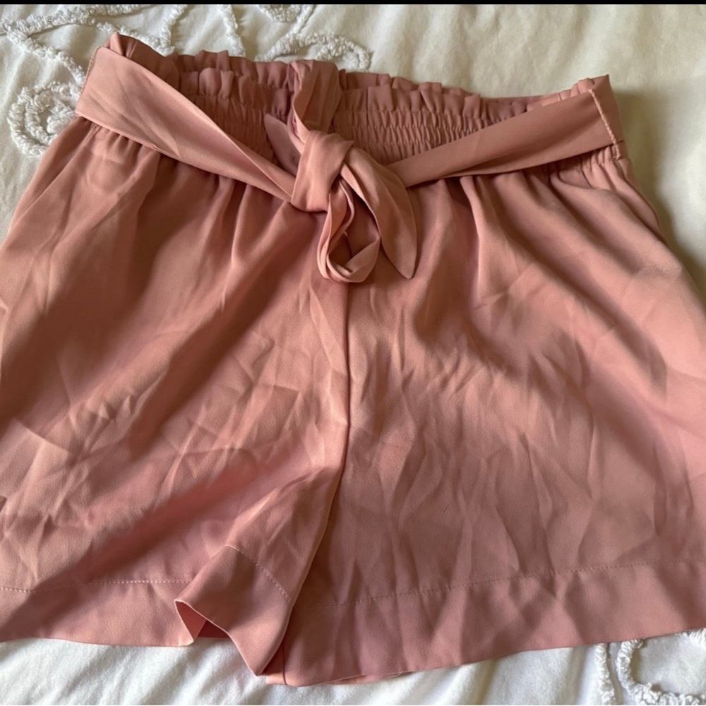 BCBGeneration Front Tie Shorts
